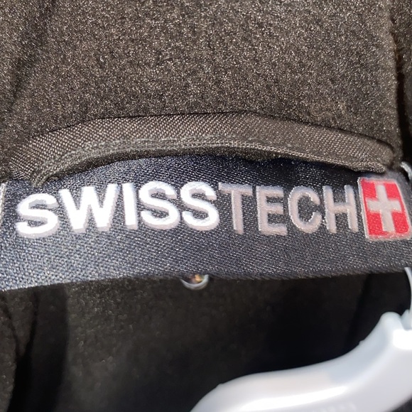 Swiss Tech Ladies Waterproof Rain Jacket with Hood Size Small Black - Picture 10 of 13